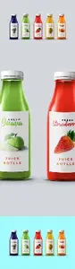 Juice Bottle Mockup