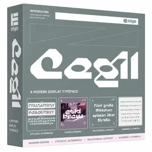 Cegil Display Font