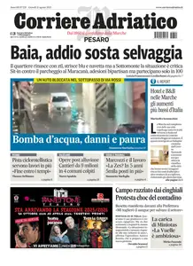 Corriere Adriatico Pesaro - 21 Agosto 2025