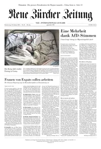 Neue Zürcher Zeitung International - 30 Januar 2025