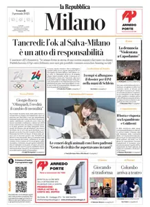 la Repubblica Milano - 3 Gennaio 2025