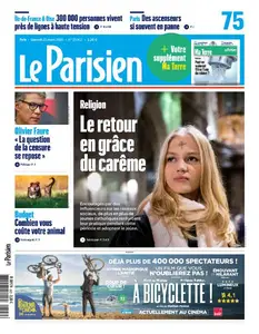 Le Parisien du Samedi 22 Mars 2025