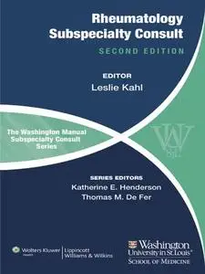 The Washington Manual of Rheumatology Subspecialty Consult 2nd Edition