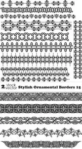 Vectors - Stylish Ornamental Borders 15