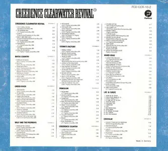Creedence Clearwater Revival - 10 CD-Collection (1990) [Box Set, Fantasy, FCD CCR-10-2]