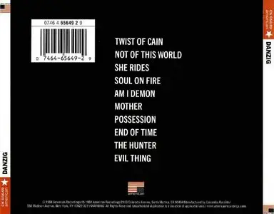 Danzig - Danzig - 1988 (1998, US Reissue, American Rec. #CK 65649)