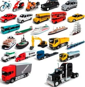 3D Models Collection of Transport