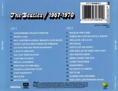 The Beatles - 1967-1970 (Blue Album) (1973) {1993, Remastered}