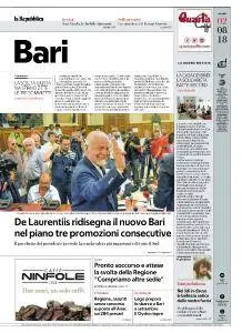 la Repubblica Bari - 2 Agosto 2018