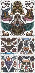 Tatoo Design Elements Vector