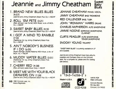 Jeannie & Jimmy Cheatham - Sweet Baby Blues (1985) {REPOST}