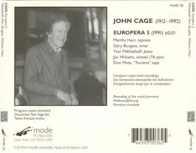John Cage - Europera 5 (1994)