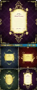 Vintage Banner & Frames #4