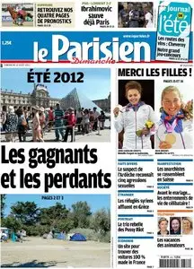 Le Parisien du Dimanche 12 Aout 2012