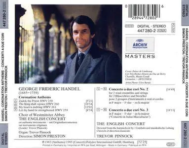 Trevor Pinnock, Simon Preston, The English Concert - Handel: Coronation Anthems, Concerti A Due Cori (1995)