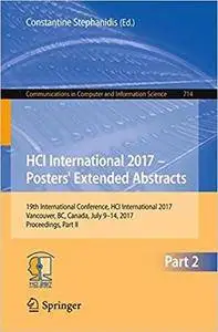 HCI International 2017 – Posters' Extended Abstracts: 19th International Conference, Part II