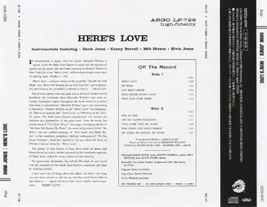 Hank Jones - Here's Love (1963) [Remastered 2007]