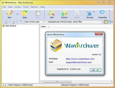 WinArchiver 3.6 (x86/x64)