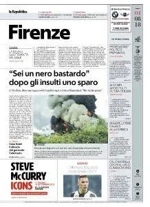 la Repubblica Firenze - 4 Agosto 2018