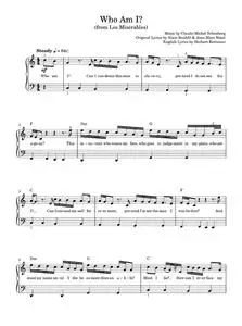 Who Am I? (from Les Miserables) - Boublil and Schonberg (Easy Piano)