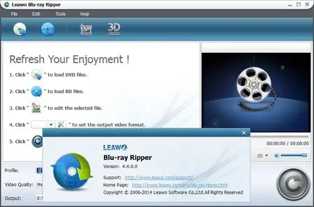 Leawo Blu-ray Ripper 4.4.0