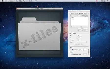 Folders Factory v1.8 Multilingual Mac OS X