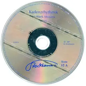 Karlheinz Stockhausen - Text-CD 12 - Kadenzrhythmik im Werk Mozarts 1961 (2007) {2CD Set Stockhausen-Verlag}