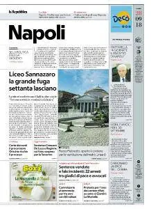 la Repubblica Napoli - 28 Settembre 2018