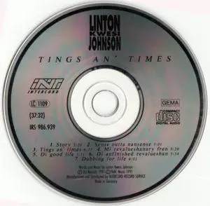 Linton Kwesi Johnson - Tings An' Times (1991) {Intercord}