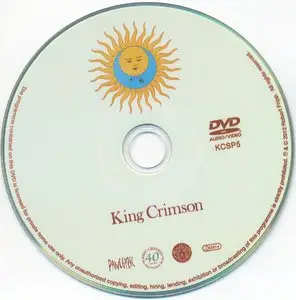 King Crimson - Larks' Tongues In Aspic (1973) [CD+DVD-A] {2012, 40th Anniversary Series} [repost]