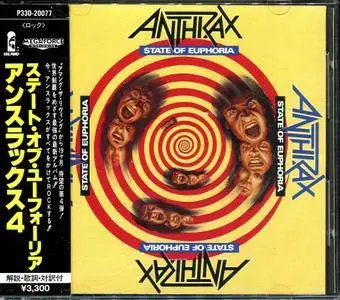 Anthrax - State Of Euphoria (1988) [Polystar P33D-20077, Japan]