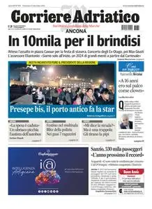 Corriere Adriatico Ancona - 31 Dicembre 2023