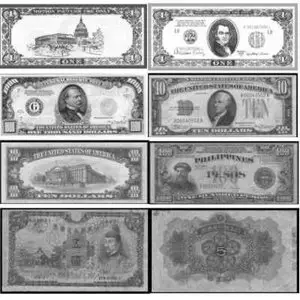 Brushes for photoshop "Currencies of different countries"