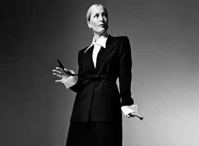 Gillian Anderson by Philip Messmann for Porter Edit 23rd October 2023