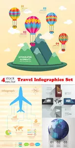 Vectors - Travel Infographics Set