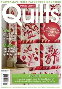 Down Under Quilts - Issue 149, August/September 2011