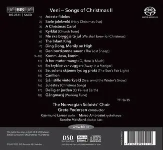 Grete Pedersen, The Norwegian Soloists' Choir - Veni: Songs of Christmas II (2022)