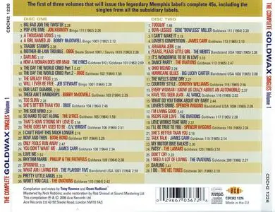 Various Artists - The Complete Goldwax Singles, Vol. 1 1962-1966 (2009) {2CD Set Ace Records CDCH2 1226}