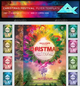 GraphicRiver - Christmas Festival Flyer Template