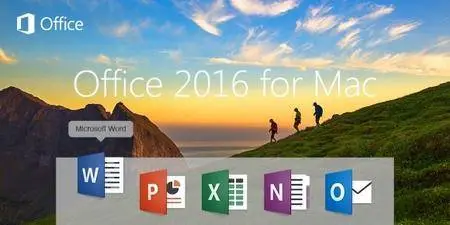 Microsoft Office 2016 for Mac 15.33.0 VL Multilingual Mac OS X