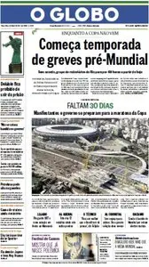 O Globo - 13 de maio de 2014 - Terça