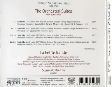 Johann Sebastian Bach - The Orchestral Suites (2013) {Accent}