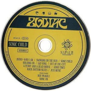 Zodiac - Sonic Child (2014) [Limited Ed., Digipak] 2CD Re-up