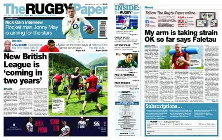 The Rugby Paper – July 21, 2019