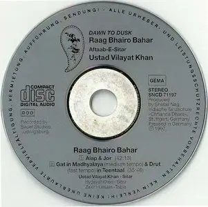 Ustad Vilayat Khan - Dawn to Dusk (Raag Bhairo Bahar) (1997) {Chhandra Dhara} **[RE-UP]**