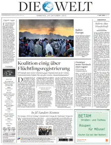 Die Welt am 24 Oktober 2015