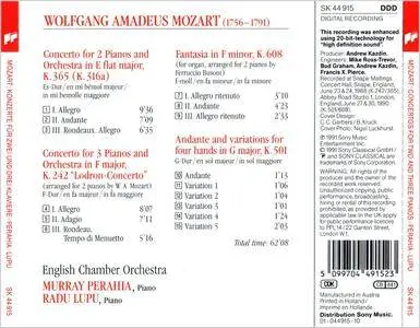 Murray Perahia, Radu Lupu, English CO - Wolfgang Amadeus Mozart: Concertos for Two and Three Pianos (1991)