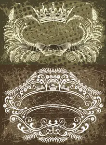 Vintage Floral Frames
