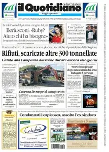Quotidiano della calabria 29 ottobre 2010