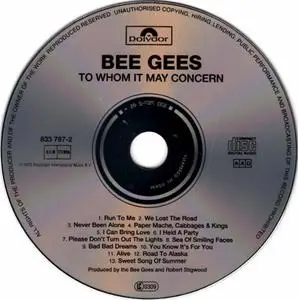 Bee Gees - To Whom It May Concern (1972) {1993 Polydor Europe}